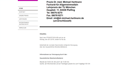 Desktop Screenshot of dr-michael-hartmann.de